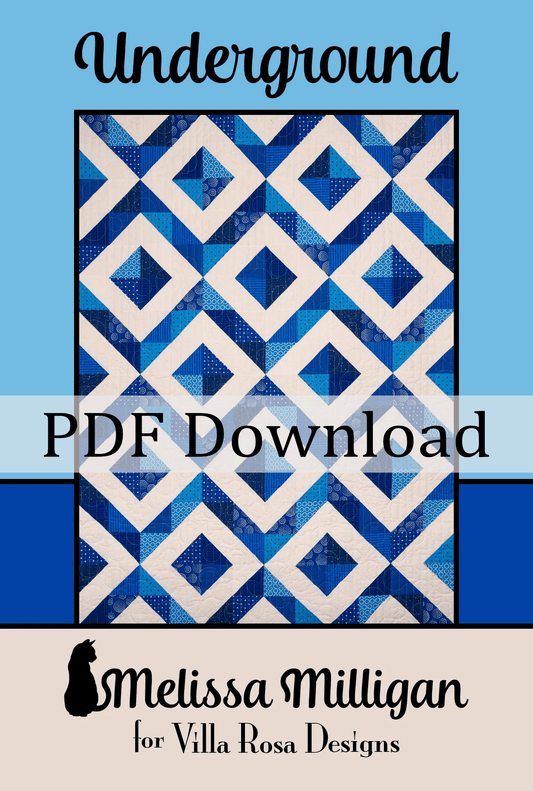 Underground Quilt Pattern by Melissa Milligan (PDF Version) - Jammin Threads