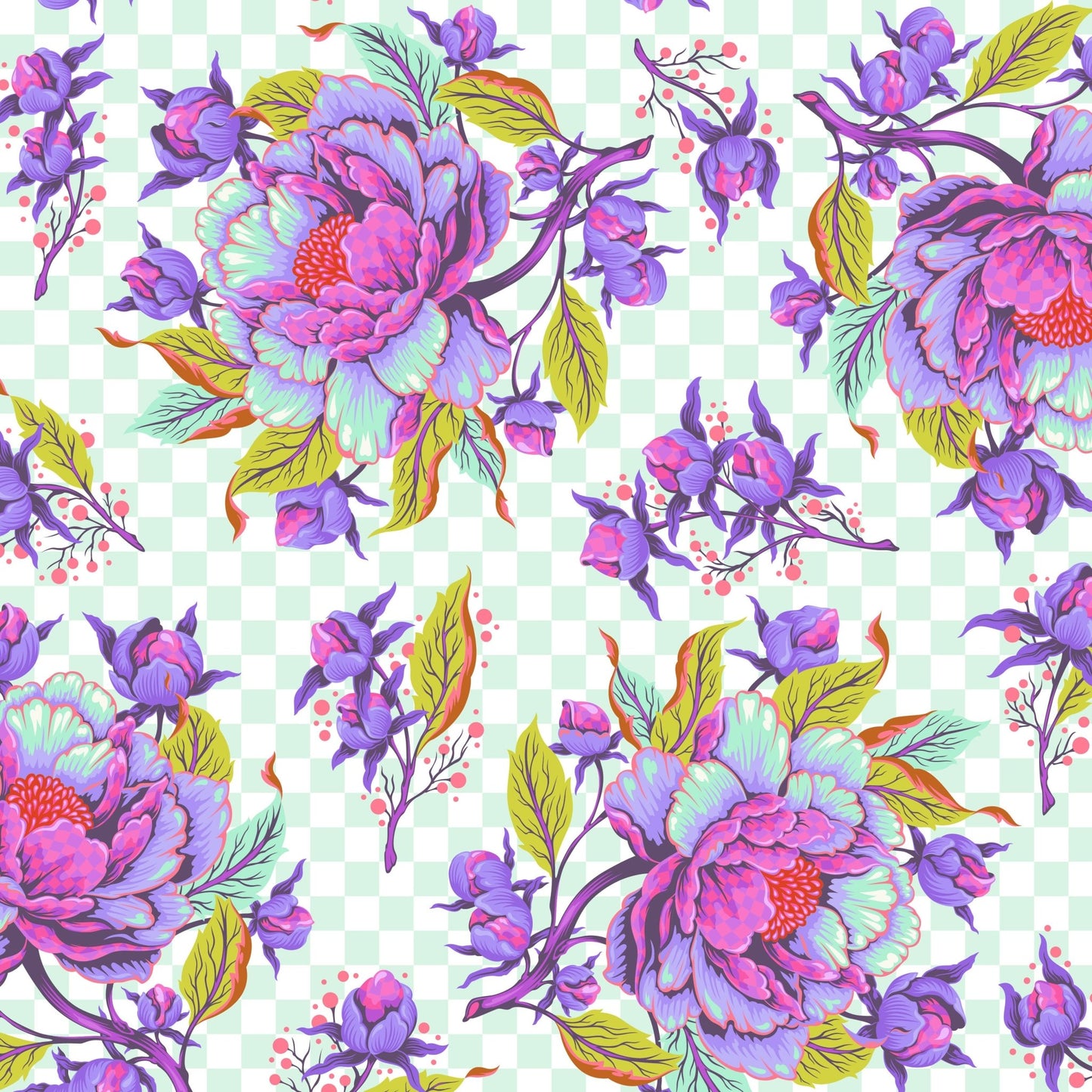 Untamed Quilt Fabric by Tula Pink - Peony for Your Thoughts - Nova - PWTP235.NOVA - Jammin Threads