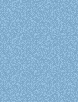 Viney Leaves Light Denim Quilt Fabric by Wilmington Prints 1817 39142 401 - Jammin Threads