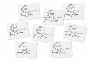 Vintage Postmark Quilt Labels – Personalized Handmade By Quilt Label with Year & Signature – Set of 8 - Jammin Threads