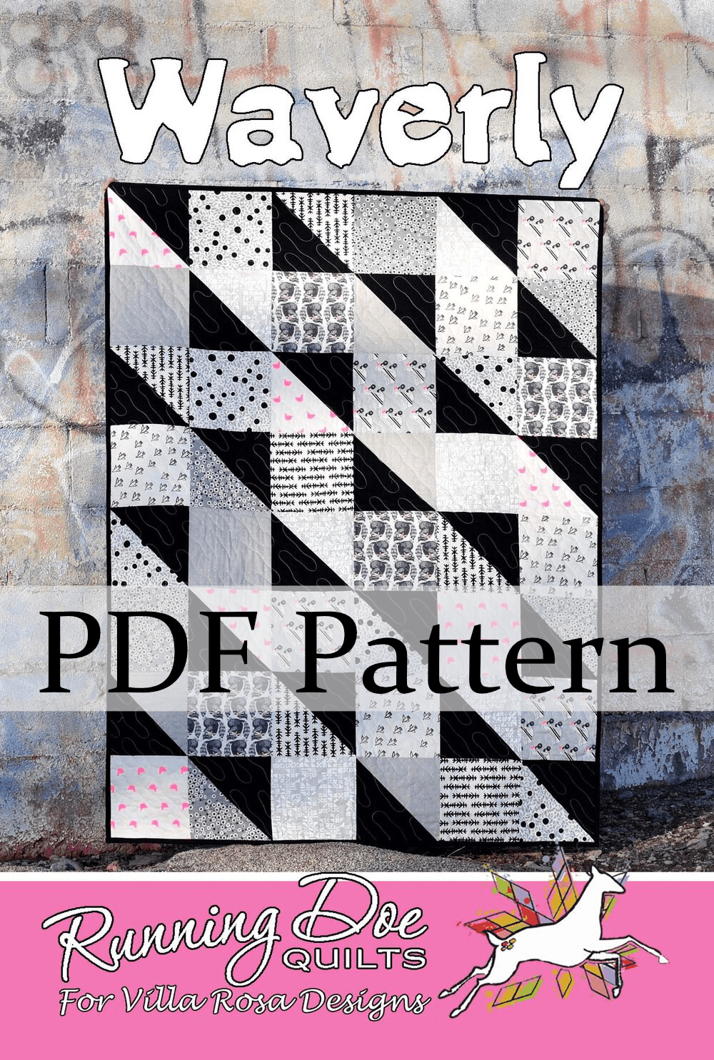 Waverly Quilt Pattern by Running Doe Quilts (PDF Verison) - Jammin Threads