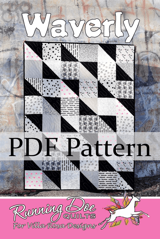 Waverly Quilt Pattern by Running Doe Quilts (PDF Verison) - Jammin Threads