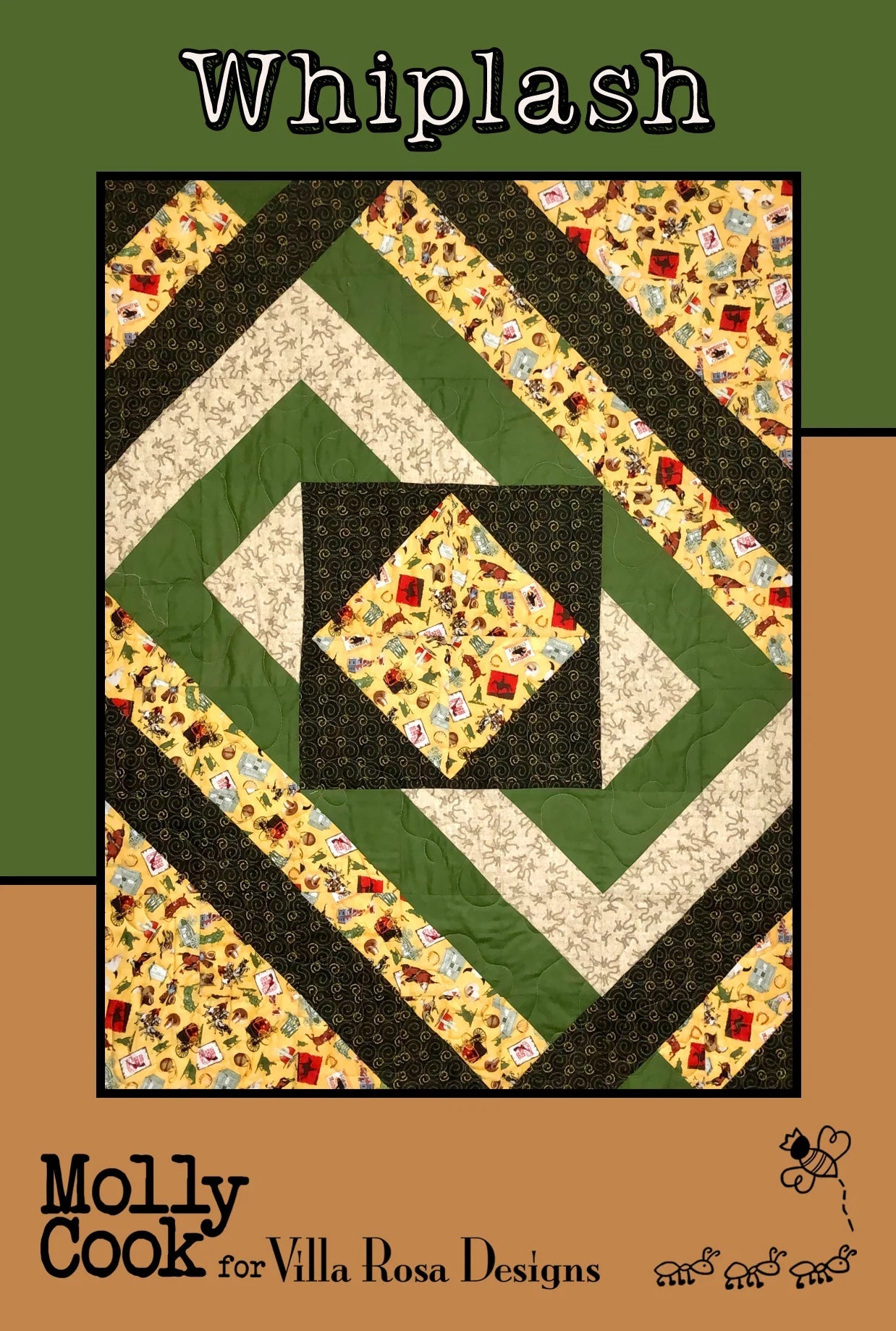 Whip Lash Quilt Pattern by Molly Cook - Jammin Threads