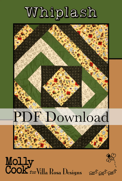 Whip Lash Quilt Pattern by Molly Cook (PDF Version) - Jammin Threads