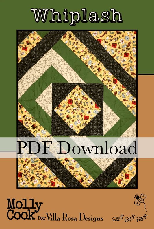 Whip Lash Quilt Pattern by Molly Cook (PDF Version) - Jammin Threads