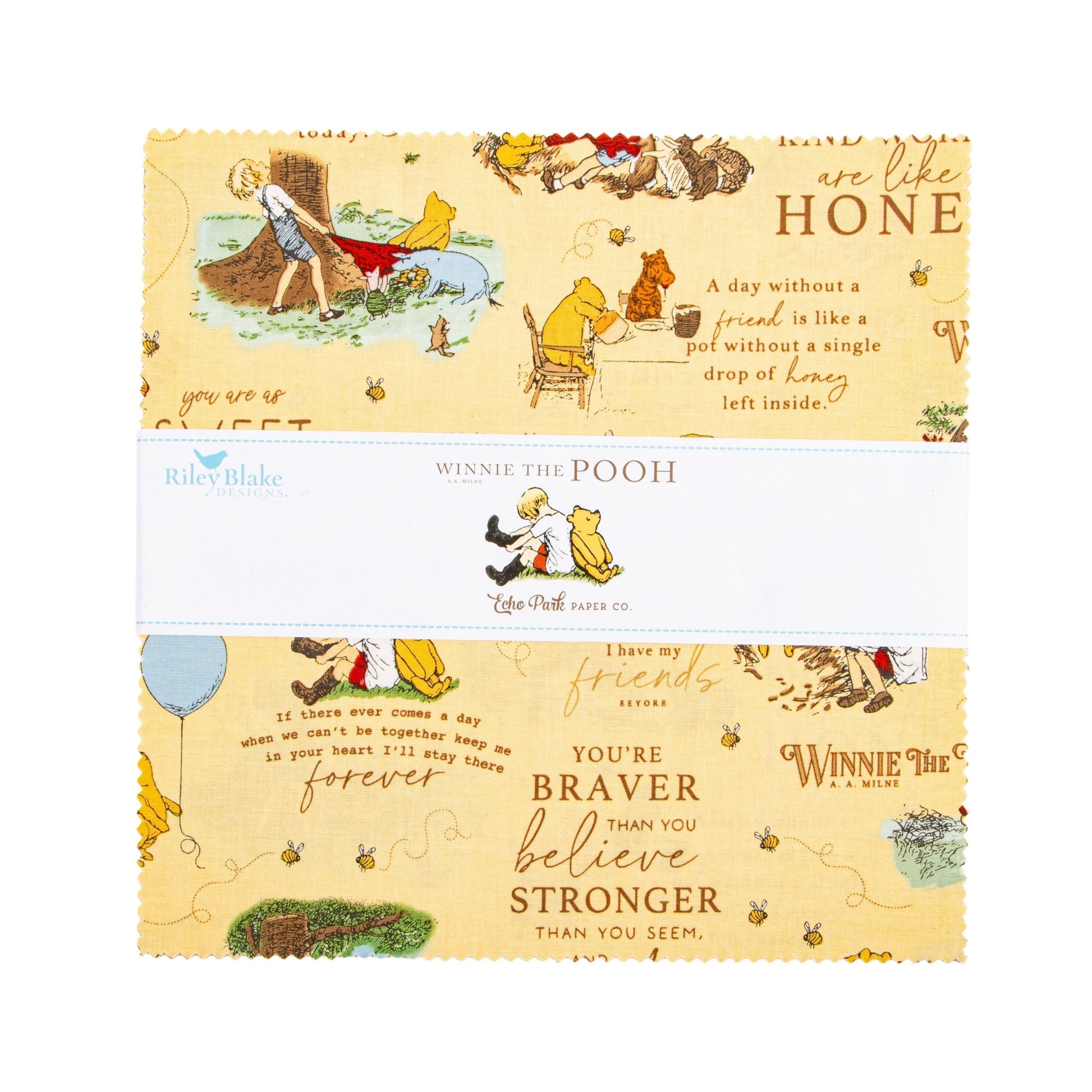 Winnie the Pooh 10" Stacker by Echo Park Paper Co. 10 - 17000 - 42 - Jammin Threads