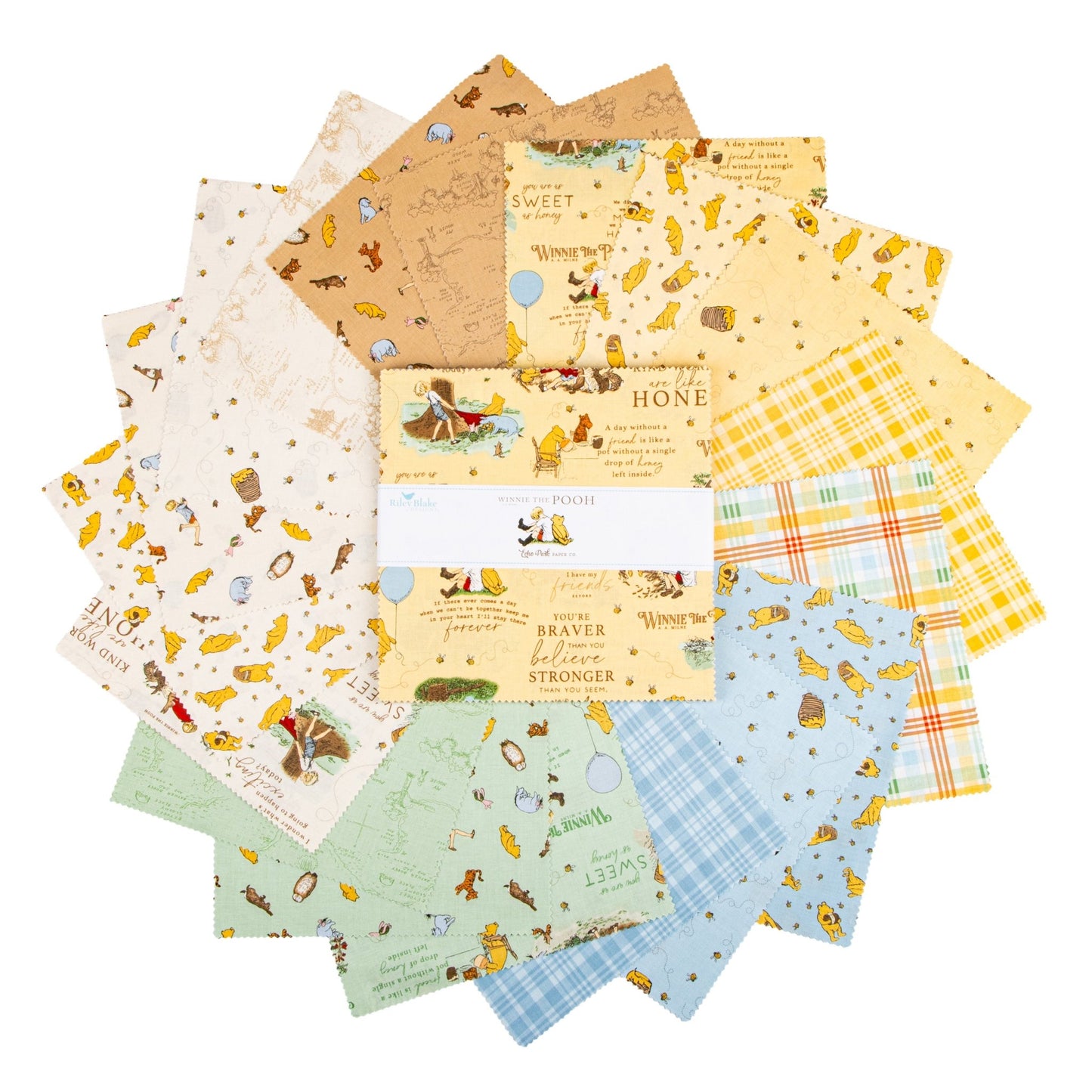 Winnie the Pooh 10" Stacker by Echo Park Paper Co. 10 - 17000 - 42 - Jammin Threads
