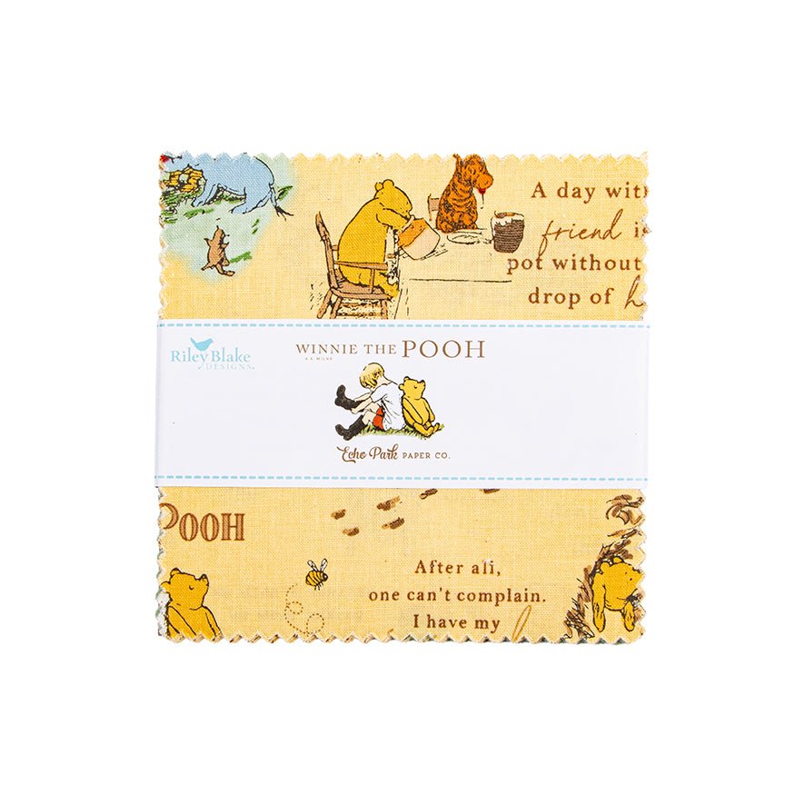 Winnie the Pooh 5" Stacker by Echo Park Paper Co. 5 - 17000 - 42 - Jammin Threads
