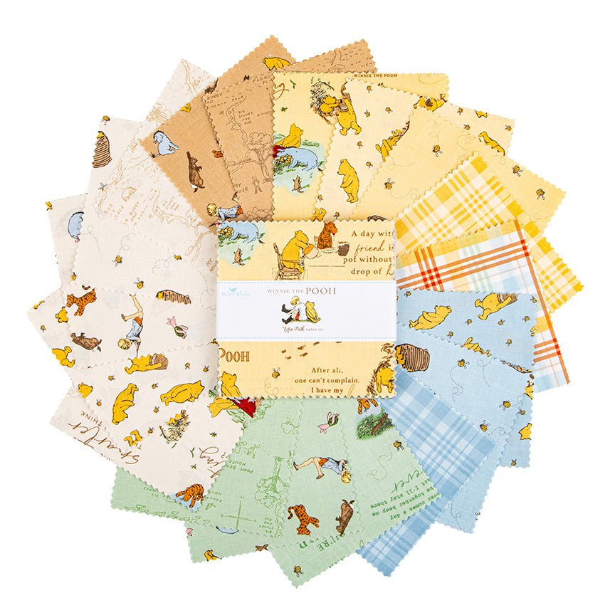 Winnie the Pooh 5" Stacker by Echo Park Paper Co. 5 - 17000 - 42 - Jammin Threads