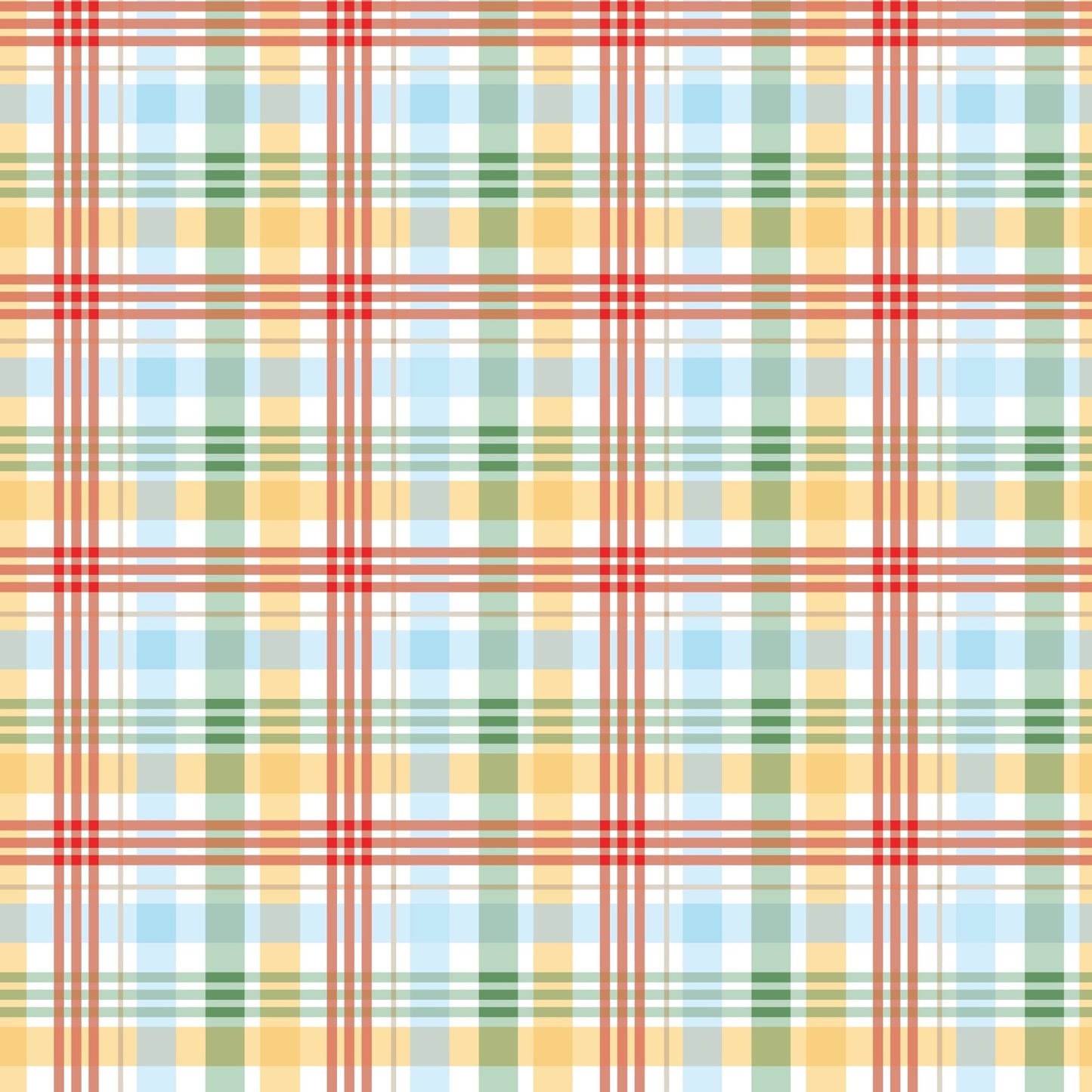 Winnie the Pooh Quilt Fabric Plaid C17005 - MULTI by Echo Park Paper Co. - Jammin Threads