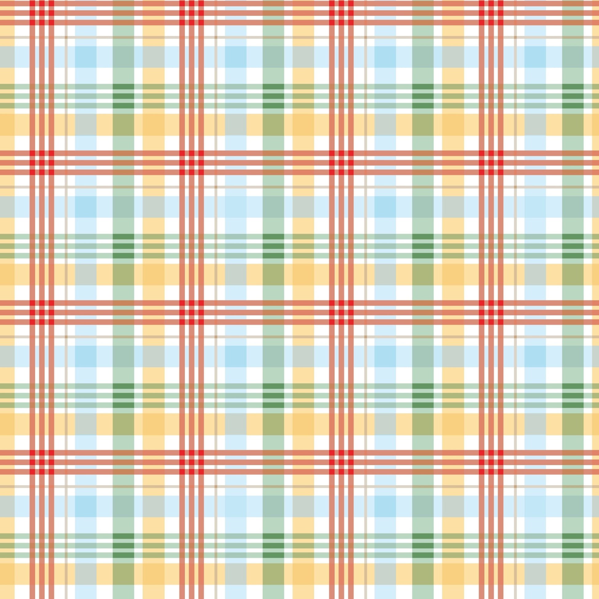 Winnie the Pooh Quilt Fabric Plaid C17005 - MULTI by Echo Park Paper Co. - Jammin Threads