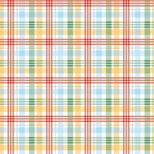 Winnie the Pooh Quilt Fabric Plaid C17005 - MULTI by Echo Park Paper Co. - Jammin Threads