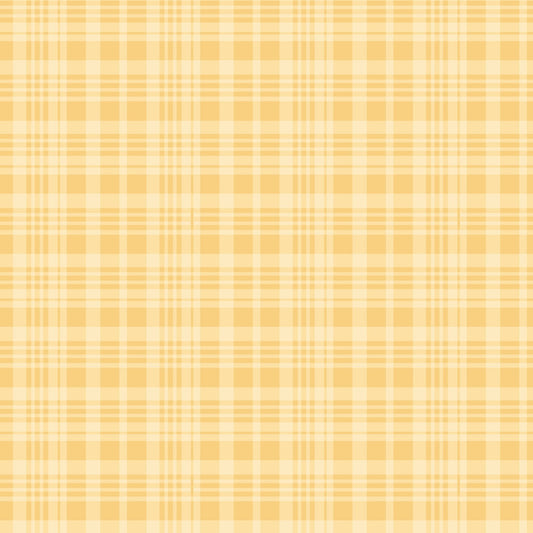 Winnie the Pooh Quilt Fabric Plaid C17005 - YELLOW by Echo Park Paper Co. - Jammin Threads