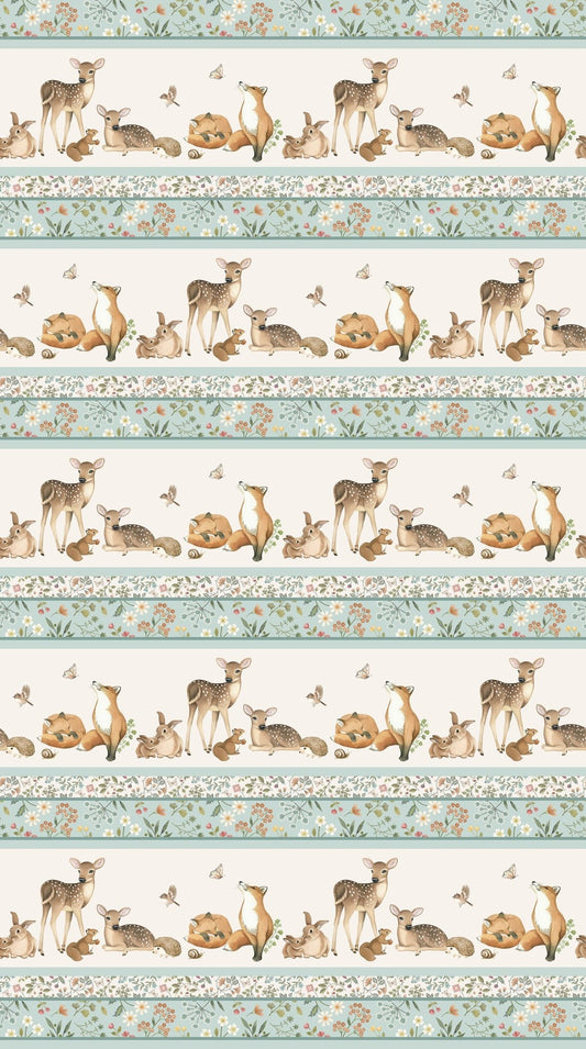 Woodland Heart DP28721 - 42 by Deborah Edwards and Kathryn Christenson for Northcott Fabrics - Jammin Threads