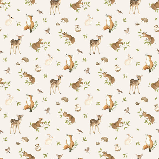 Woodland Heart DP28722 - 11 by Deborah Edwards and Kathryn Christenson for Northcott Fabrics - Jammin Threads