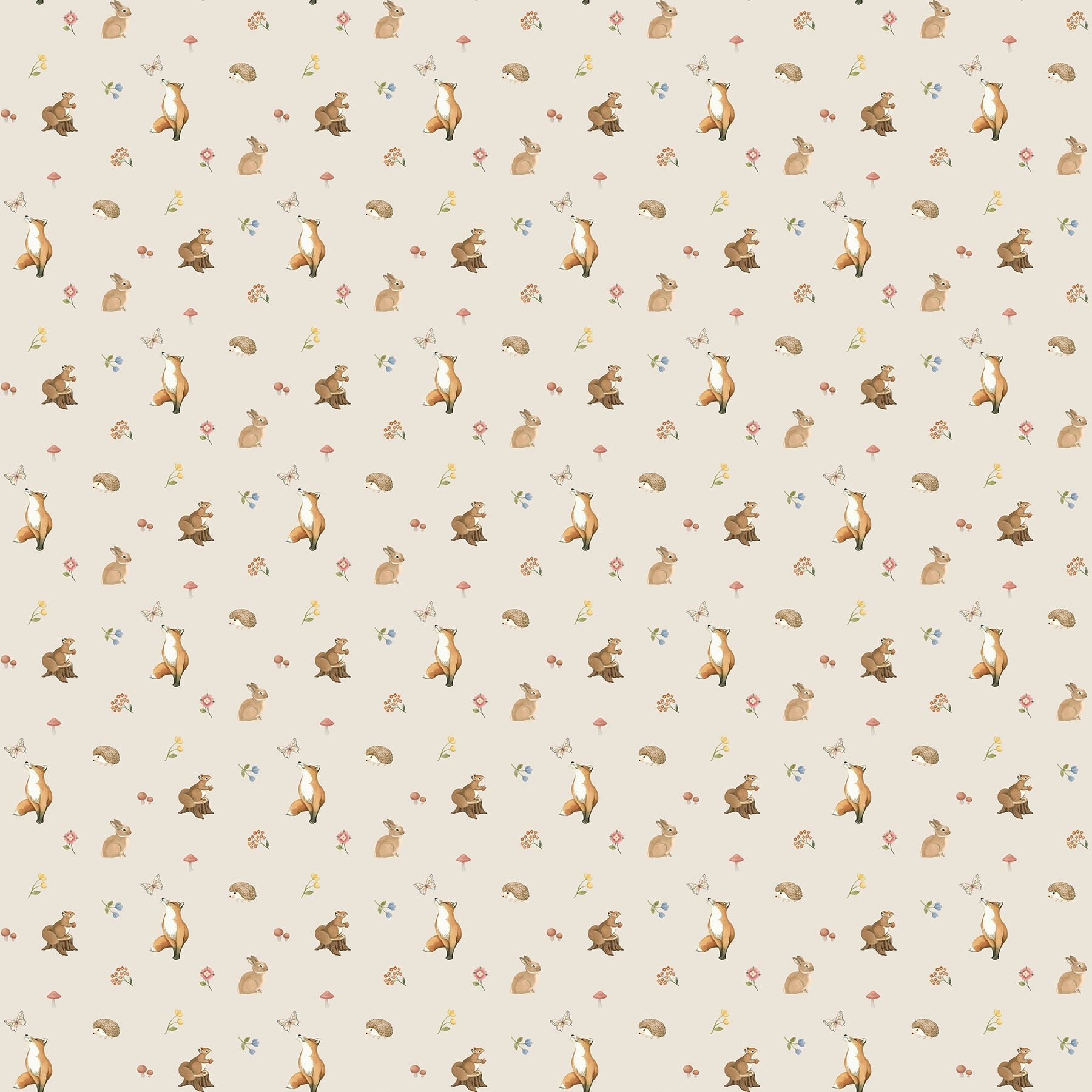 Woodland Heart DP28723 - 12 by Deborah Edwards and Kathryn Christenson for Northcott Fabrics - Jammin Threads