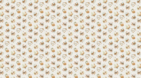 Woodland Heart DP28727 - 11 by Deborah Edwards and Kathryn Christenson for Northcott Fabrics - Jammin Threads