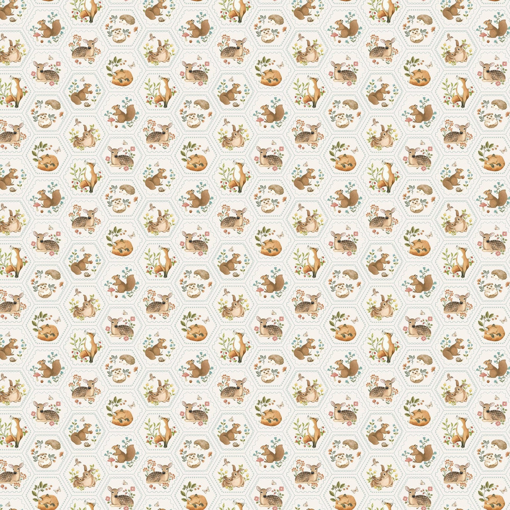 Woodland Heart DP28727 - 11 by Deborah Edwards and Kathryn Christenson for Northcott Fabrics - Jammin Threads