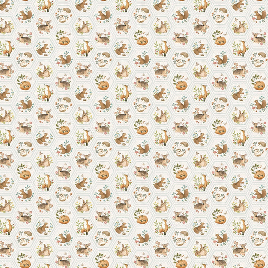 Woodland Heart DP28727 - 11 by Deborah Edwards and Kathryn Christenson for Northcott Fabrics - Jammin Threads