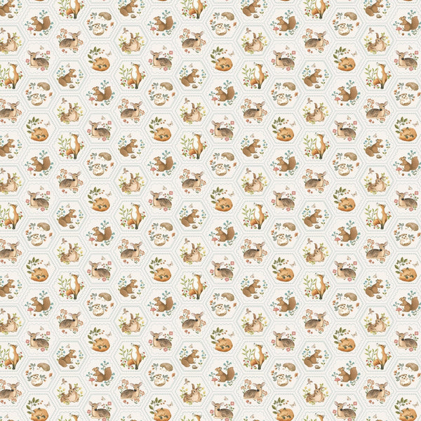 Woodland Heart DP28727 - 11 by Deborah Edwards and Kathryn Christenson for Northcott Fabrics - Jammin Threads