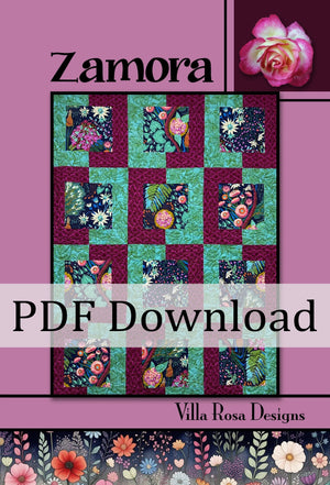 Zamora Quilt Pattern by Villa Rosa Designs (PDF Download) - Jammin Threads