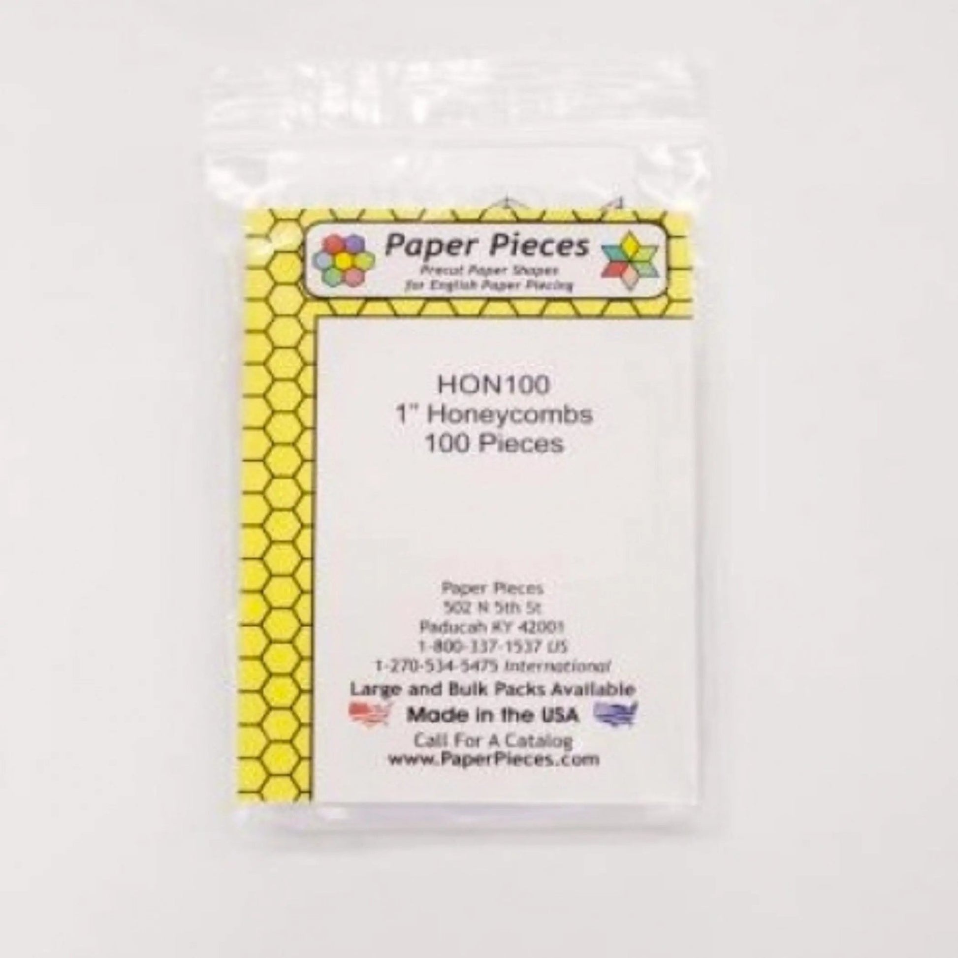 1" Honeycomb Paper Pieces - Jammin Threads