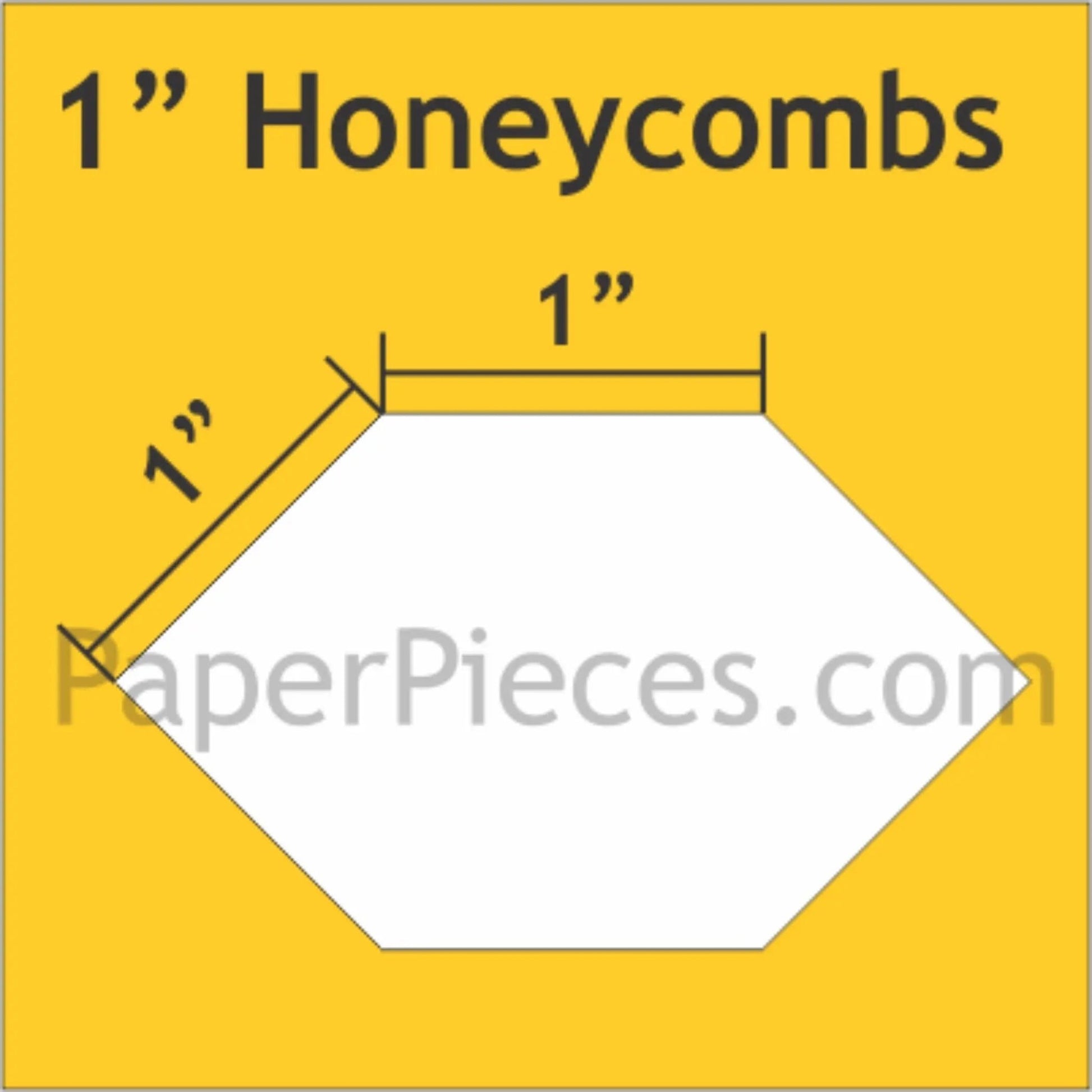 1" Honeycomb Paper Pieces - Jammin Threads