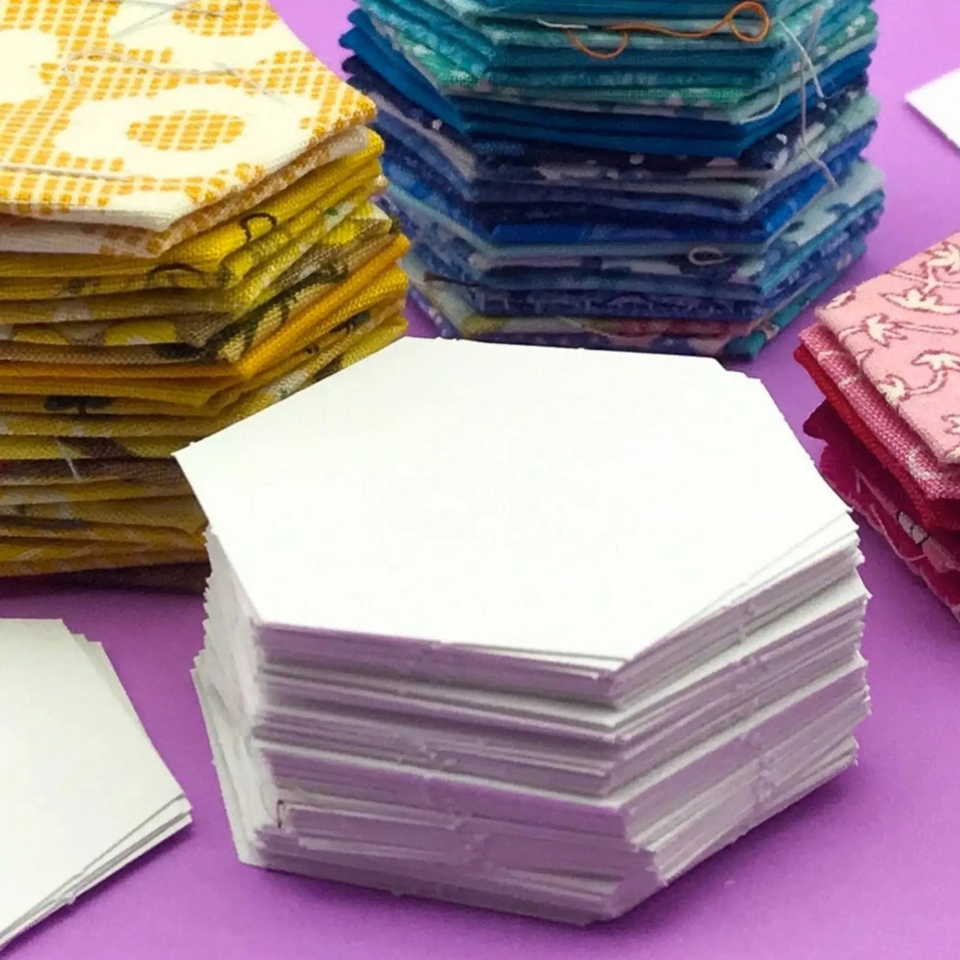 2" Hexagon Paper Pieces - Jammin Threads
