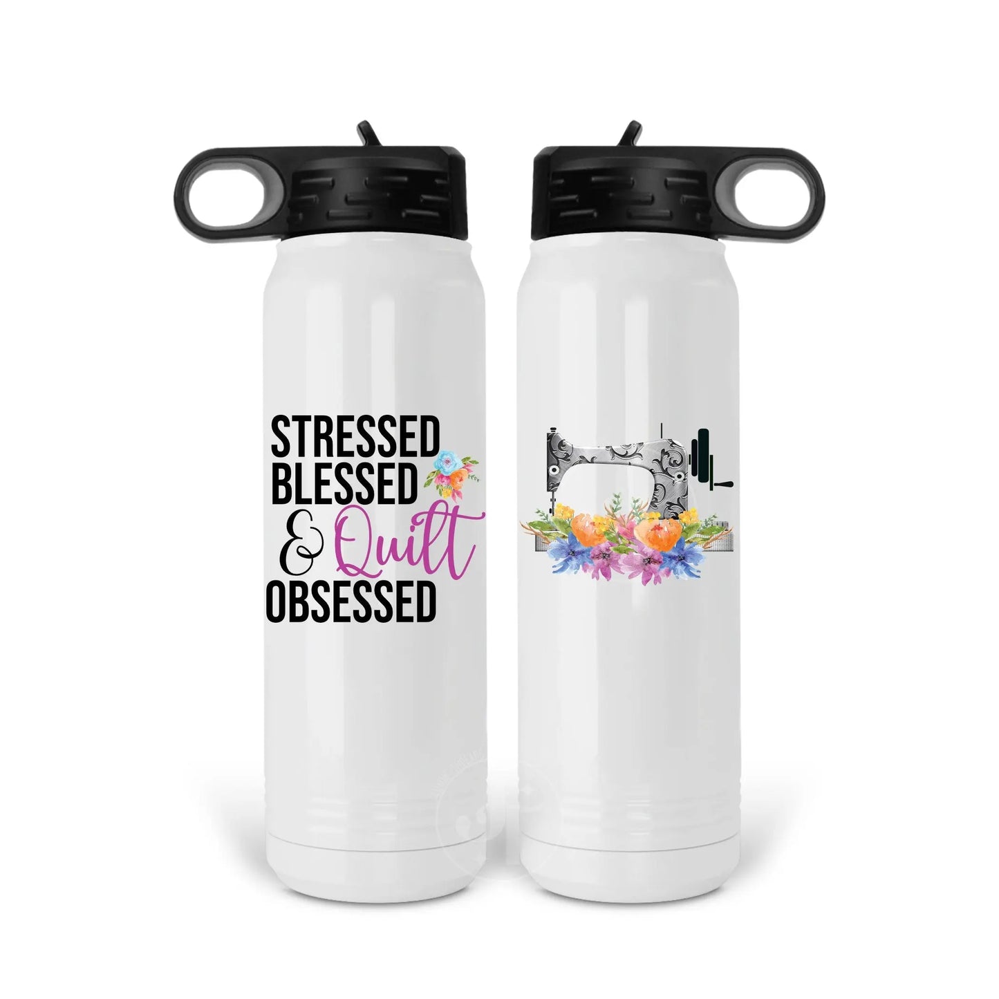 Stressed Blessed and Quilt Obsessed/funny quilting/quilting Mug/quilt/sewing gift/gift for mom/funny quilt/sewing gift/quilting/quilt jamminthreads