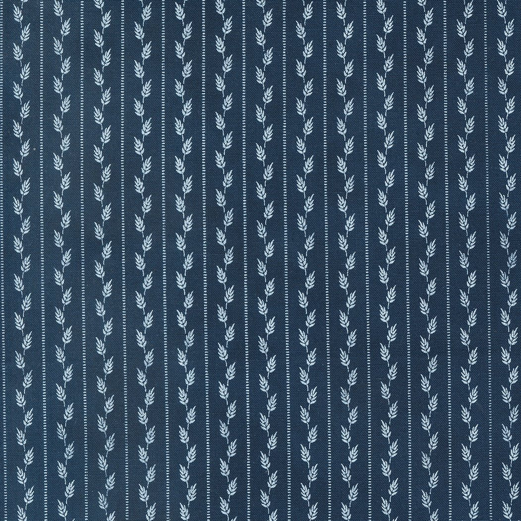 American Gatherings II Loyal Blue Quilt Fabric by Primitive Gatherings for Moda Fabrics - Jammin Threads