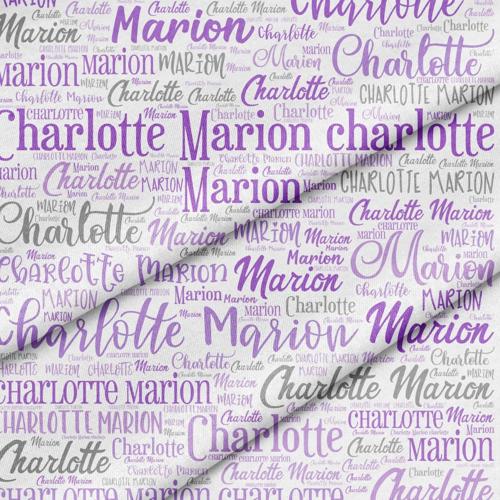 Any Name custom fabric panel - Jammin Threads