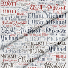 ANY NAME custom fabric panel - Jammin Threads