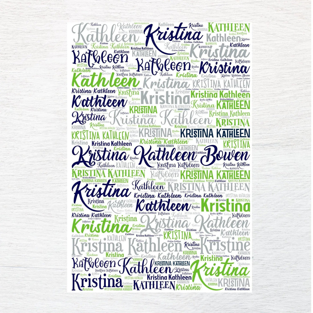 custom name fabric by Jammin' Threads