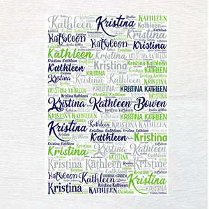Any Name custom fabric panel - Jammin Threads