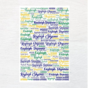 Any Name fabric panel - Jammin Threads