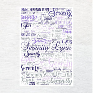 Any Name fabric panel - Jammin Threads