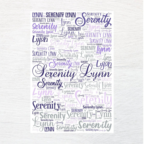 Any Name fabric panel - Jammin Threads