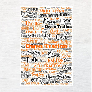 Any Name fabric panel - Jammin Threads