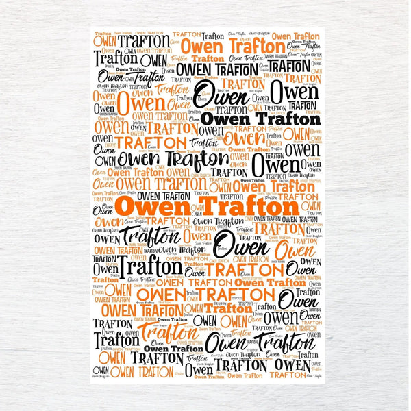 Any Name fabric panel - Jammin Threads