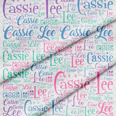 Any Name fabric panel - Jammin Threads