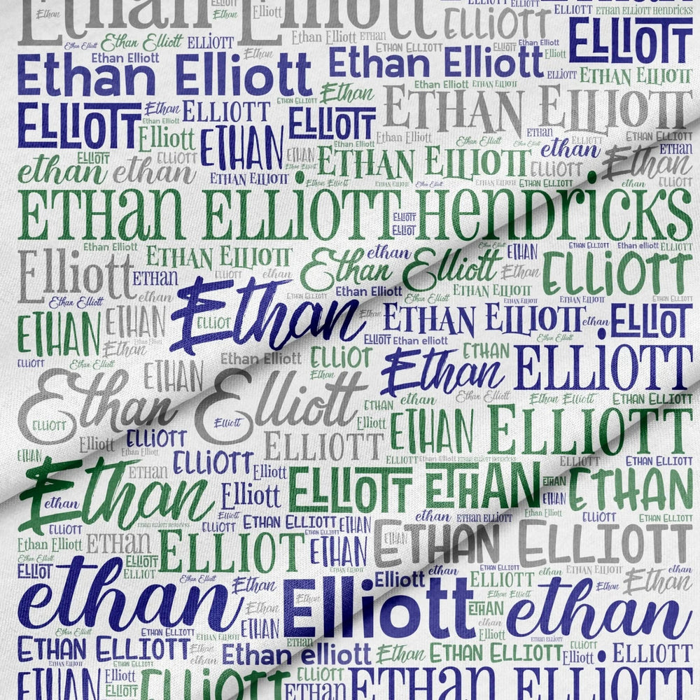 NAME fabric panel - Jammin Threads