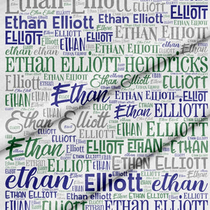 NAME fabric panel - Jammin Threads