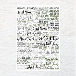 Any Name fabric panel - Jammin Threads