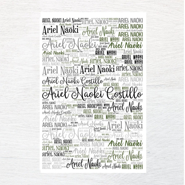 Any Name fabric panel - Jammin Threads