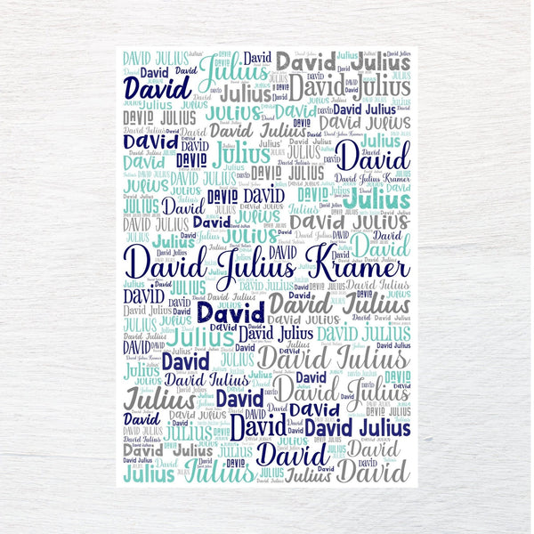 Any Name Fabric Panel - Jammin Threads
