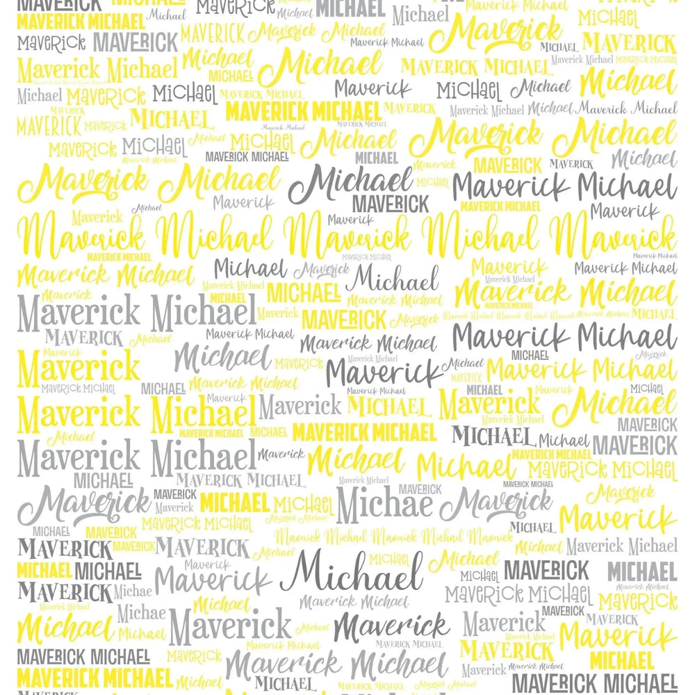 Any Name fabric panel - Jammin Threads