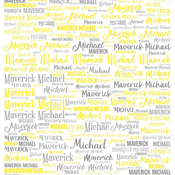 Any Name fabric panel - Jammin Threads