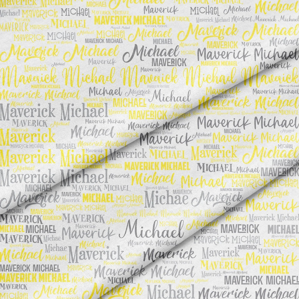 Any Name fabric panel - Jammin Threads
