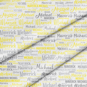 Any Name fabric panel - Jammin Threads