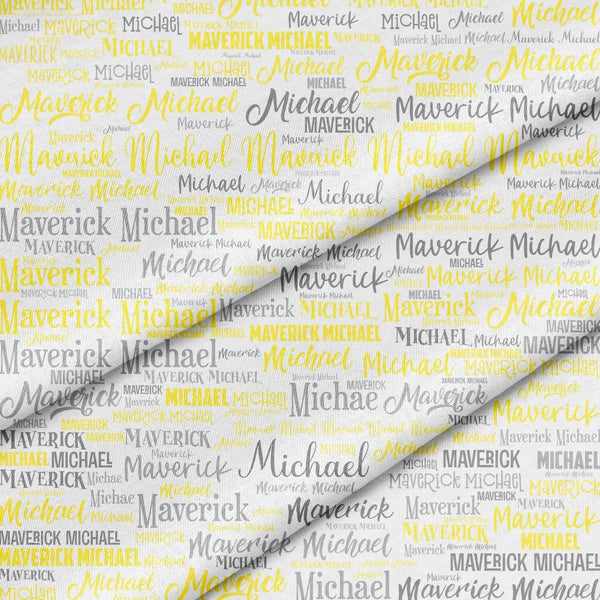 Any Name fabric panel - Jammin Threads